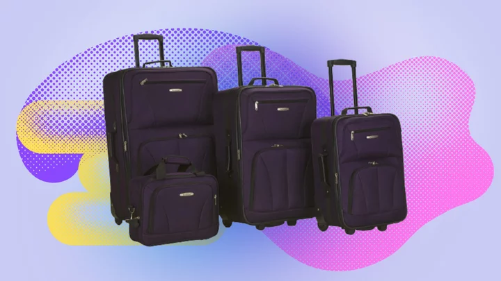 Get ready for your next adventure with a 4-piece luggage set under $100