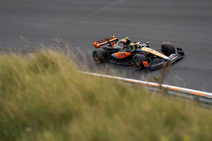 Lando Norris quickest in Dutch GP practice but Daniel Ricciardo injured in crash