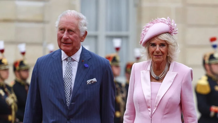 Watch live: King Charles visits Notre Dame and Paris flower market