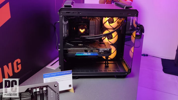 First Peek: Asus Demos a TUF Gaming Concept PC That Hides All the Cables