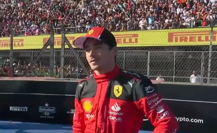 Charles Leclerc reacts after jeers from Mexican fans following Sergio Perez crash: ‘A lot of booing!’