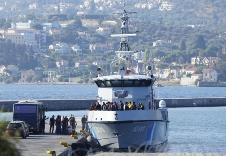 About 150 migrants rescued from two sailboats off western Greece and in the Aegean Sea