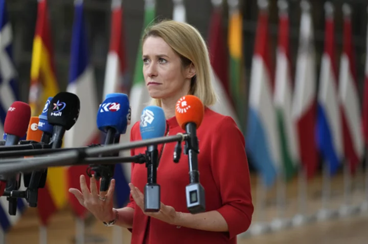 Estonia's Prime Minister Kaja Kallas signals her interest in NATO's top job