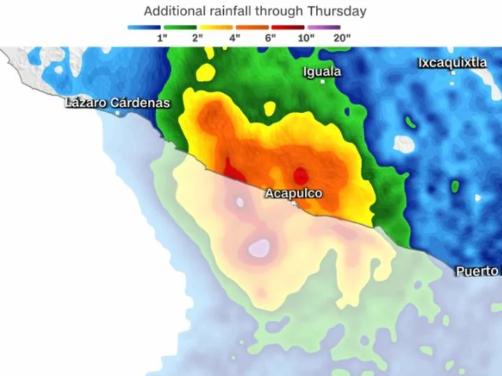 Hurricane Otis is expected to make landfall near Acapulco, Mexico, as Category 5 storm