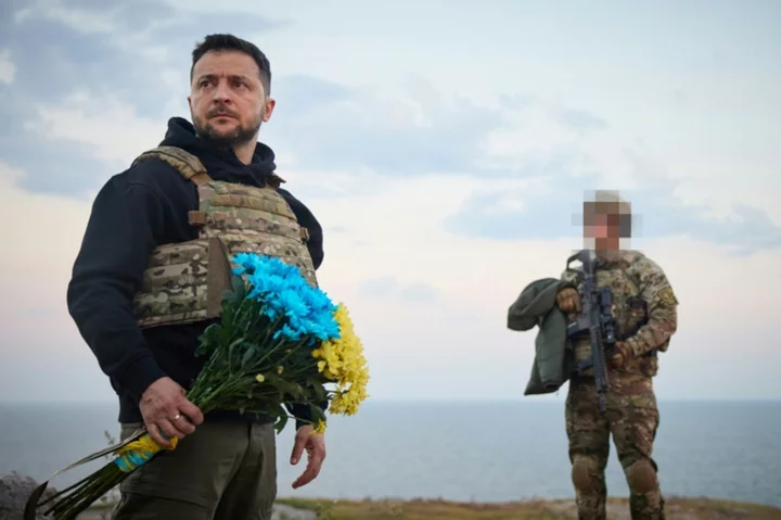 Zelensky hails 'brave' Ukraine on 500th day of war