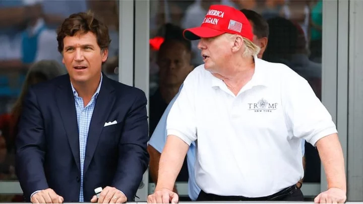 Trump, Tucker Carlson and a shared hostility to Fox News