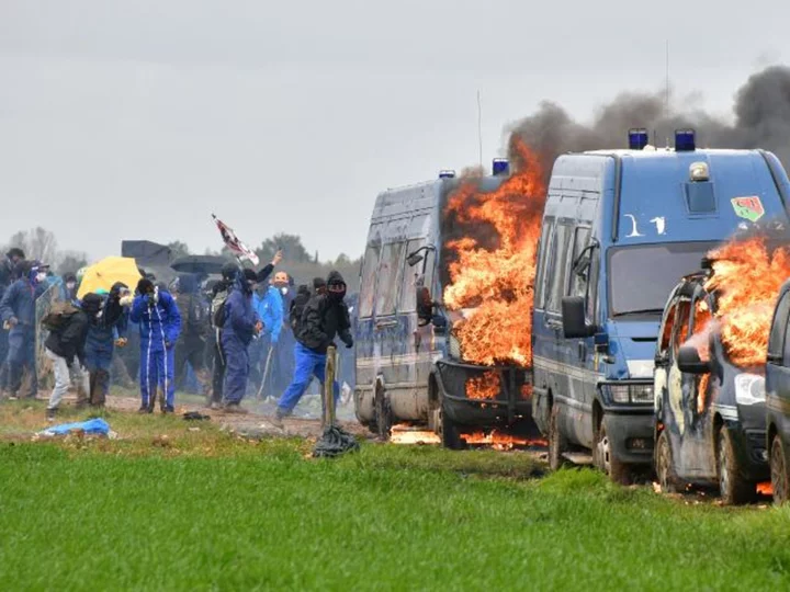 French government shuts down a climate group after protests turn violent