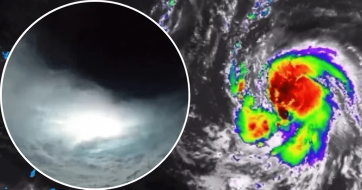 Hurricane Lee: Air Force's video shows lightning flashing in eye of storm as East Coast braces for impact