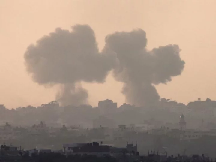 Trickle of aid enters Gaza as Israel ramps up airstrikes and Palestinian deaths keep mounting