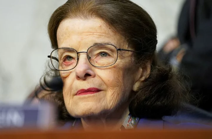 US Senator Feinstein back home after fall, brief hospitalization