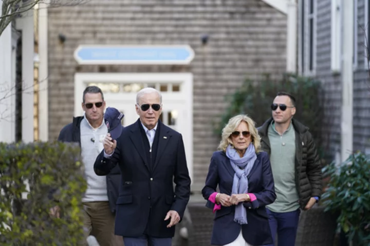 Family lunch, some shopping, a Christmas tree lighting: President Joe Biden's day out in Nantucket