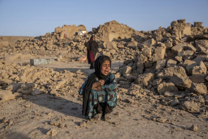 More than 90% of people killed by western Afghanistan quake were women and children, UN says