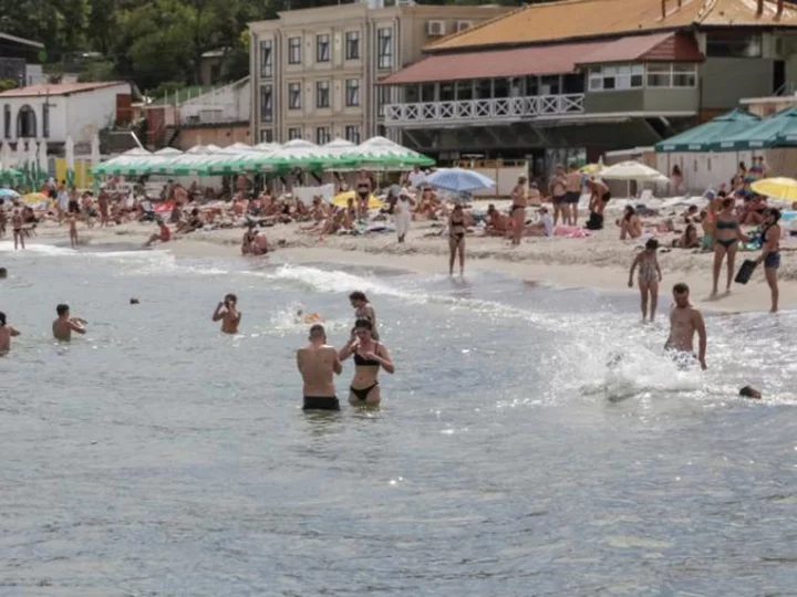 No bathing during air raids - but beaches in southern Ukraine port reopen