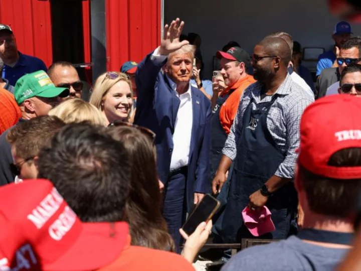 Trump dominates Iowa state fair while flouting traditions and awaiting another possible indictment