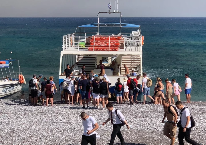 Rhodes wildfires: Terrified tourists evacuated from Greece hotels amid Europe heatwave chaos