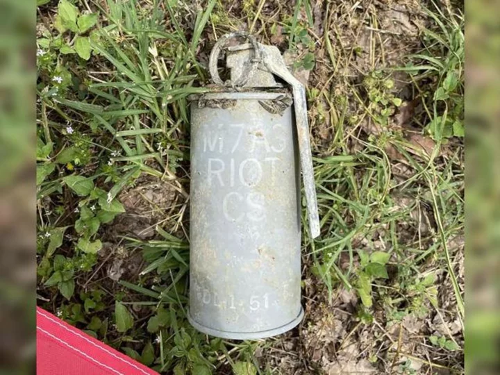 Scuba diver finds live tear gas grenade while exploring Oklahoma lake