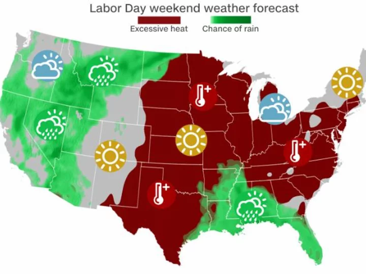 Labor Day sizzle: Extreme heat spreads across two-thirds of US this weekend