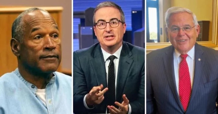 John Oliver shades OJ Simpson while taking jab at Senator Bob Menendez over bribery scandal