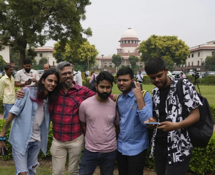 India's Supreme Court refuses to legalize same-sex marriage, saying it is up to Parliament