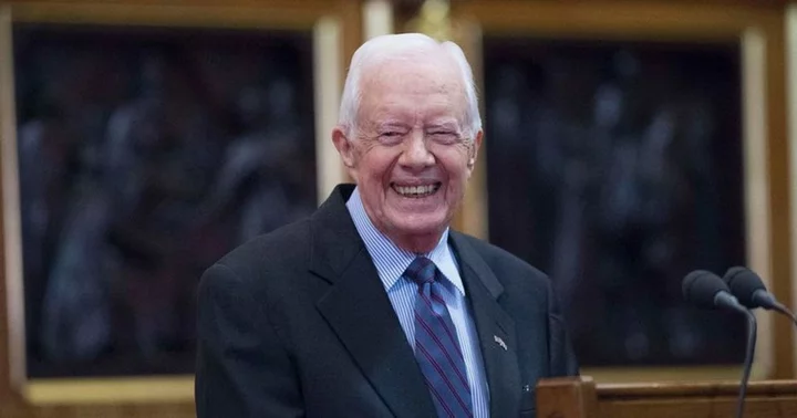 On this day in history October 11, 2002, Jimmy Carter wins Nobel Peace Prize