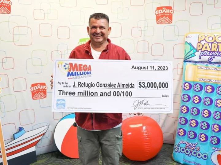 A Utah man who won a $3 million lottery jackpot on his birthday didn't find out until a month later