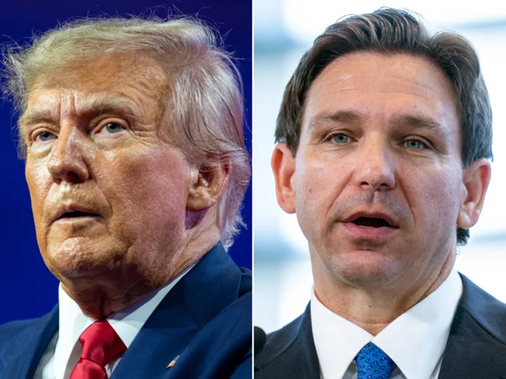 Trump and DeSantis escalate feud in dueling campaign events