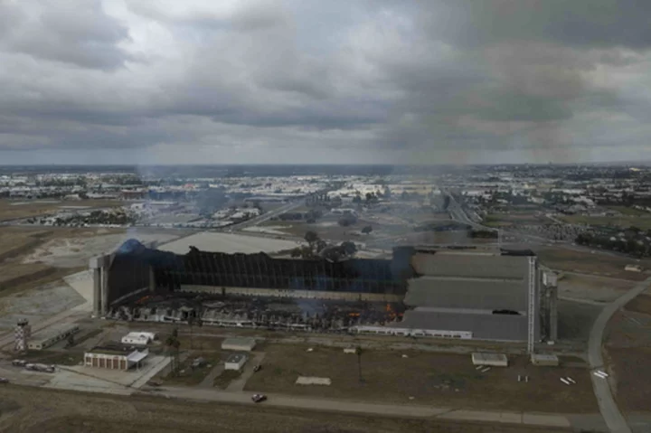 Parks, schools shut in California after asbestos found in burned World War II-era blimp hangar