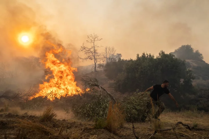 Former Greek defence minister calls for help from Russia to fight fires