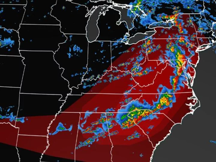 Over 120 million people in Eastern US are at risk for severe storms that could bring large hail and damaging winds