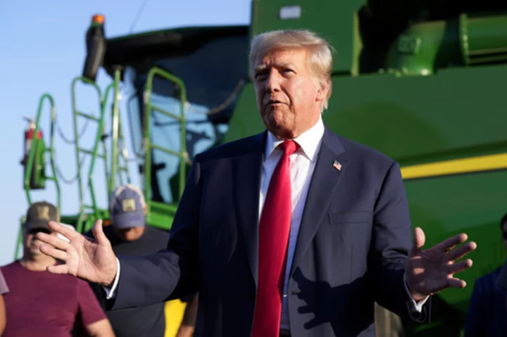 Trump sets his sights on Iowa with visits Saturday as he tries to solidify his support in the state