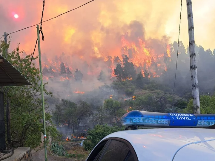 Europe heatwave – live: Thousands evacuated amid Spain wildfire as Italy braces for sweltering 49C