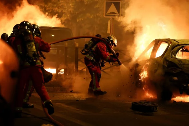 Unrest breaks out for second night in France after police shoot teenager