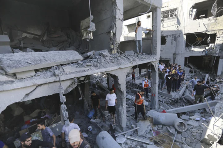 A Palestinian engineer who returned to Gaza City after fleeing south is killed in an airstrike