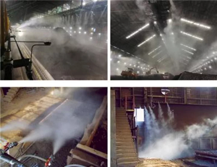 Dust Control Solutions Using Spray Nozzles from IKEUCHI