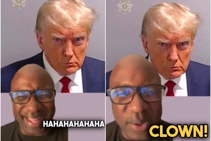 Jamaal Bowman leads Democrats in hilarious reaction to Trump’s mugshot