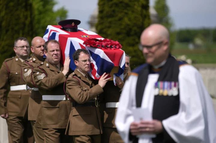 WWI soldier finally finds resting place in Flanders Fields