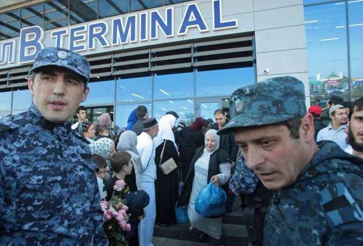 Russia tightens security in Muslim-majority south after weekend airport riot