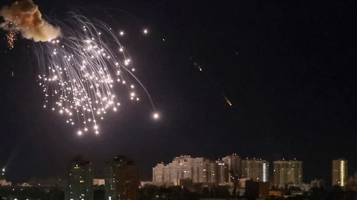 Ukraine war: Kyiv foils big Russian drone attack, officials say