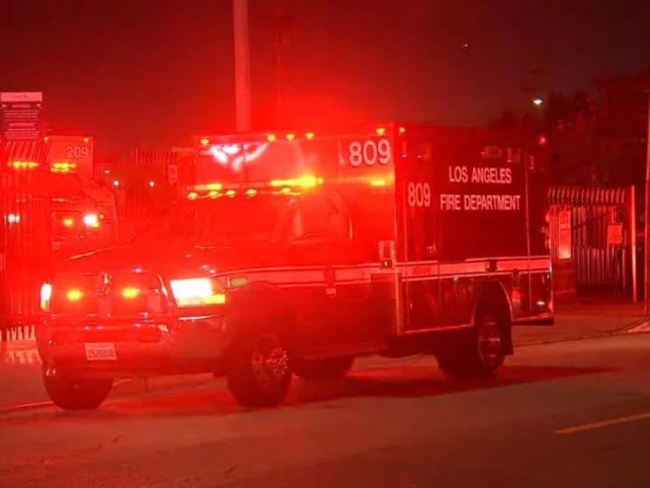 Firefighters evacuate more than 200 patients from a Los Angeles hospital after a power outage