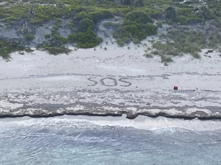 US Coast Guard rescues man who was stranded for 3 days on an island in the Bahamas