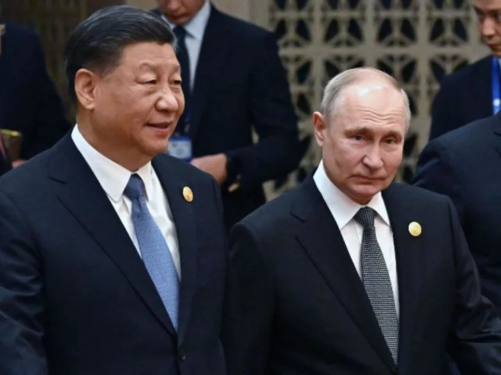 Putin touts solidarity with China in Xi's pitch for new world order as crisis grips Middle East