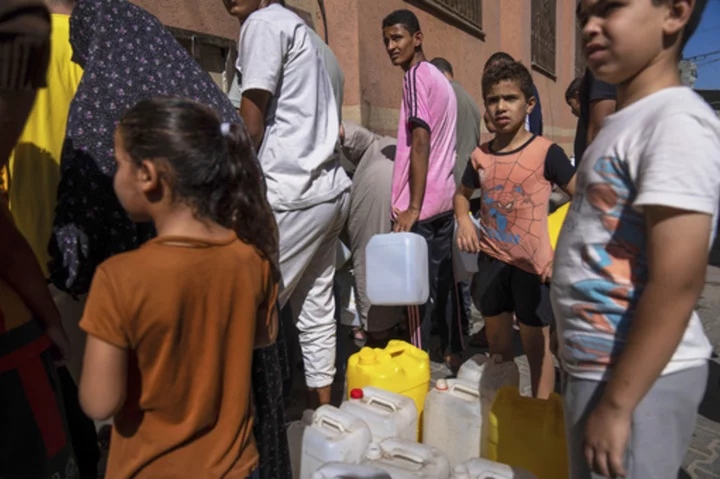 Gaza's limited water supply raises concerns for human health