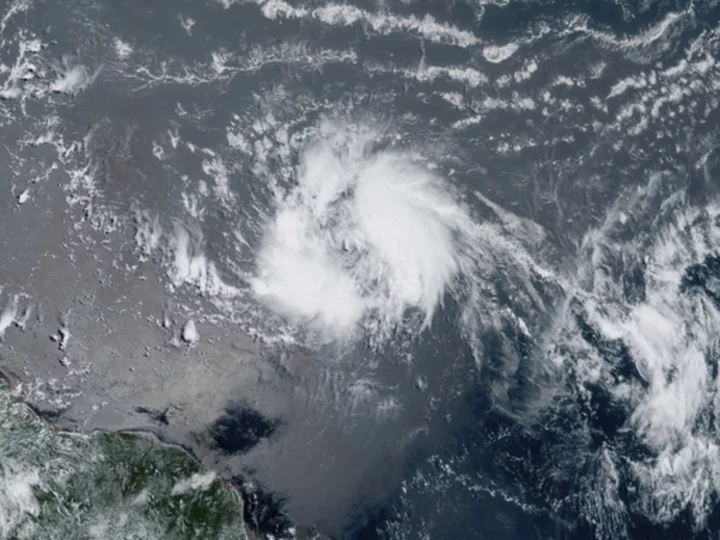 Tropical Storm Bret barrels toward eastern Caribbean at near-hurricane strength