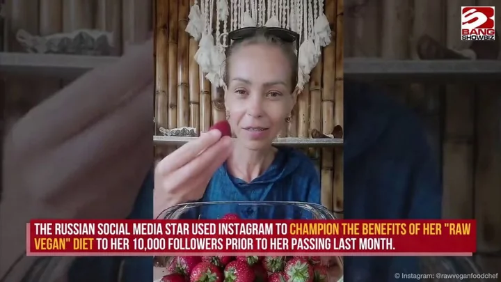 Vegan influencer who died from 'starvation' hadn't drank 'water for six years'