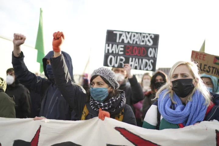 UK police step up efforts to ensure a massive pro-Palestinian march in London remains peaceful