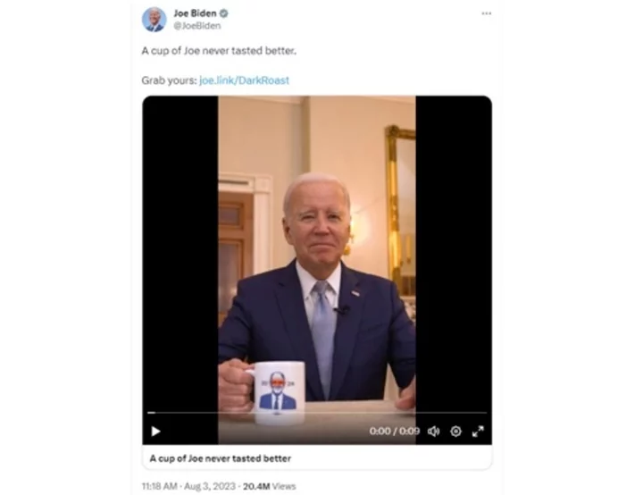 Trump isn’t happy about Biden’s ‘Dark Brandon’ social media post