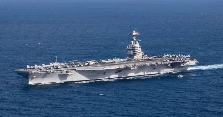 Where is the USS Gerald R Ford? US plans to deploy world's largest aircraft carrier to Israel in show of support amid war with Hamas