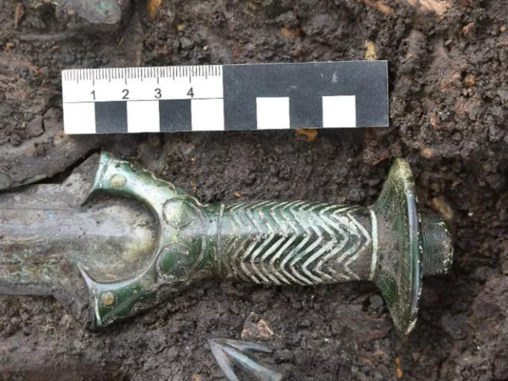 Archaeologists find a 3,000-year-old sword so well preserved it's still gleaming