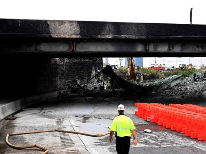 Pennsylvania officials to announce plans for rebuilding section of Interstate 95 following collapse