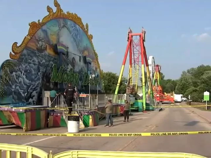 A 10-year-old boy in Illinois was critically injured after falling from a carnival ride